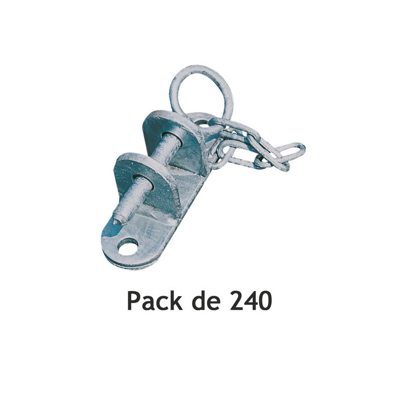 Chape de fixation simple - Pack de 120 Chape de fixation simple - Pack de 120