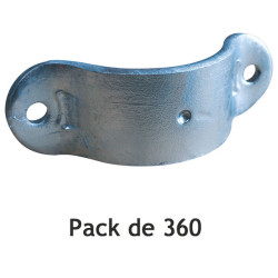 1/2 bride nue pour poteau rond Ø 102 mm - Pack de 360