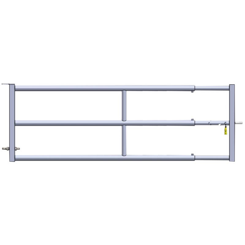 Barrière 3 lisses extensible Ø 60 mm H. 0,79 m pour passage robot racleur - 3/4 m Barrière 3 lisses extensible Ø 60 mm H. 0,79 m pour passage robot racleur - 3/4 m