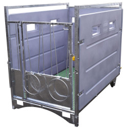 Box à veau roulant XL HYGIENE PRO - PEHD