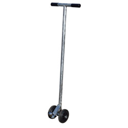 Chariot pivot 2 roues pour déplacement des boxes à veau roulant XL HYGIENE PRO et STANDARD