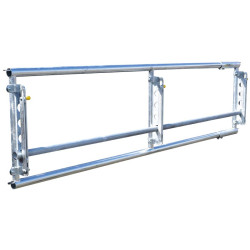 Panneau d'alimentation libre-service 3 lisses Ø 76 mm - 4 m à fermeture rapide