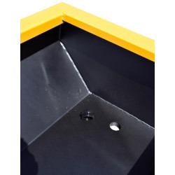 Auge peinte renforcée grande largeur 5 x 1 m  Auge peinte renforcée grande largeur 5 x 1 m