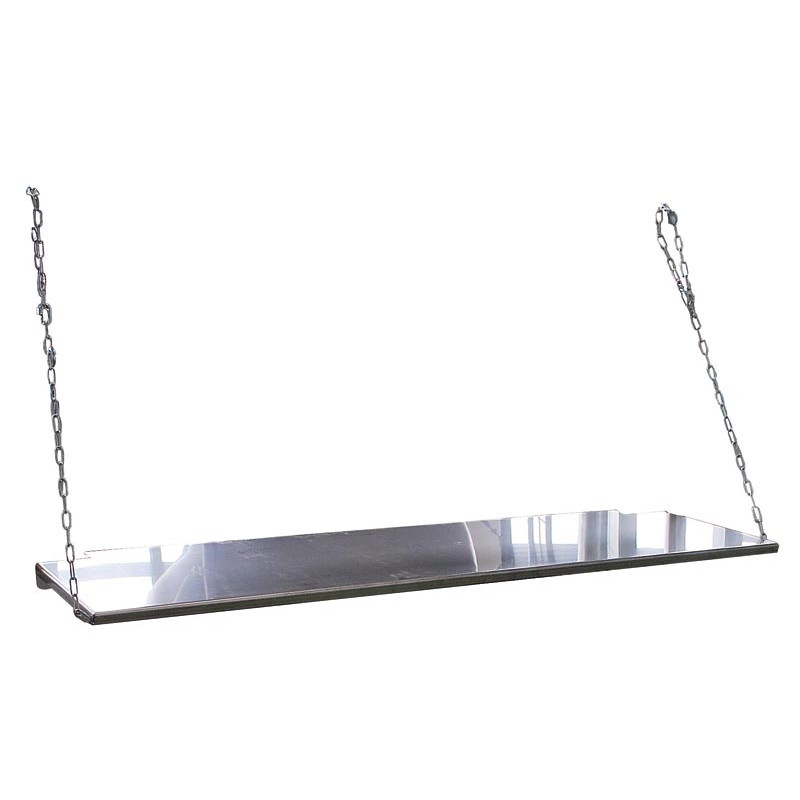 Tablette inox pour stalle