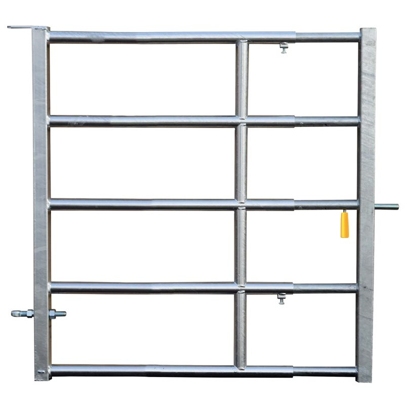 Barrière herbage Ø 42,4 mm extensible avec 1 verrou - 1,10/2 m Barrière herbage Ø 42,4 mm extensible avec 1 verrou - 1,10/2 m