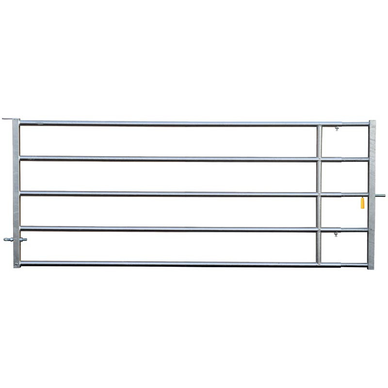 Barrière herbage Ø 42,4 mm extensible avec 1 verrou - 3/4 m