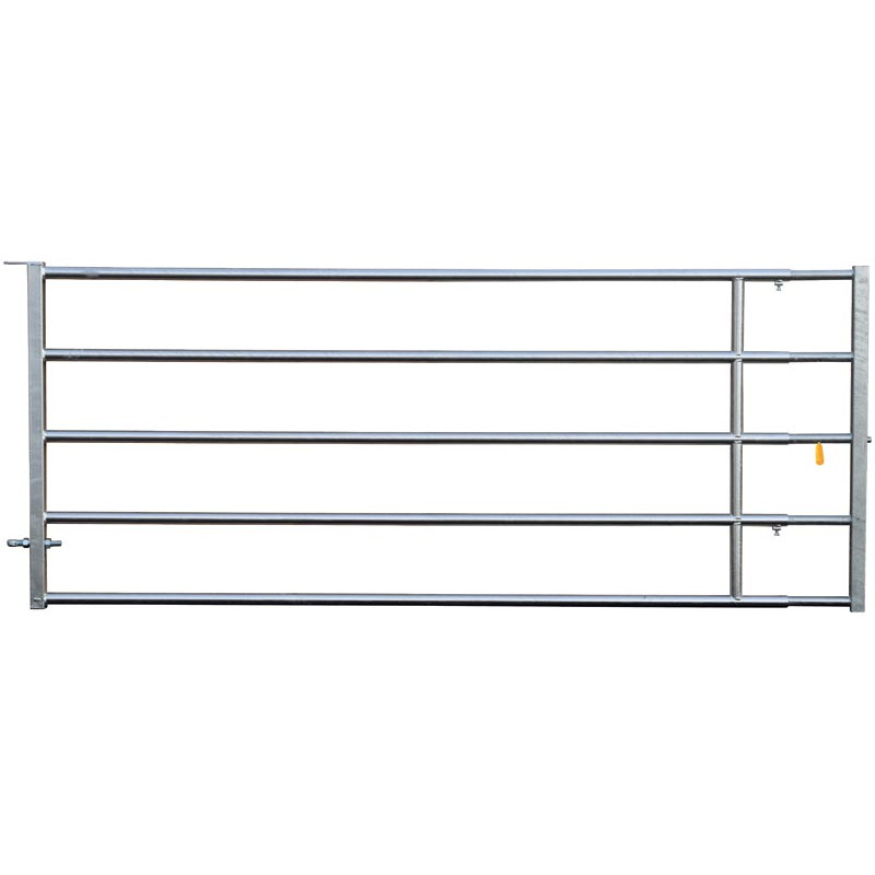 Barrière herbage Ø 42,4 mm extensible avec 1 verrou - 3/4 m