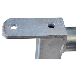 Barrière herbage Ø 42,4 mm extensible avec 1 verrou - 3/4 m