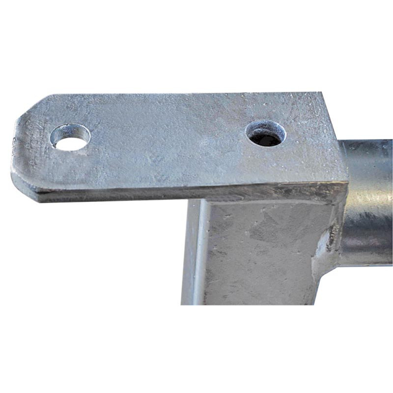 Barrière herbage Ø 42,4 mm extensible avec 1 verrou - 3/4 m