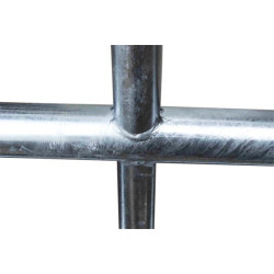 Barrière herbage Ø 42,4 mm extensible avec 1 verrou - 3/4 m