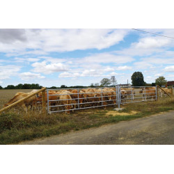 Panneau herbage Ø 42,4 mm extensible - 5/6 m Panneau herbage Ø 42,4 mm extensible - 5/6 m