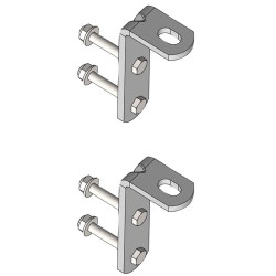 Plats de fixation pour panneau