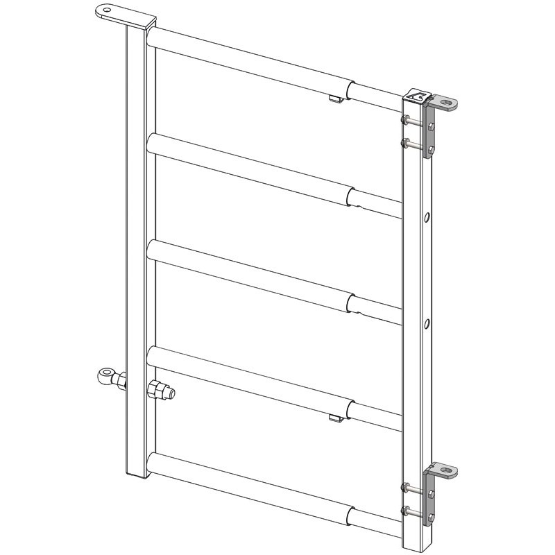 Plats de fixation pour panneau