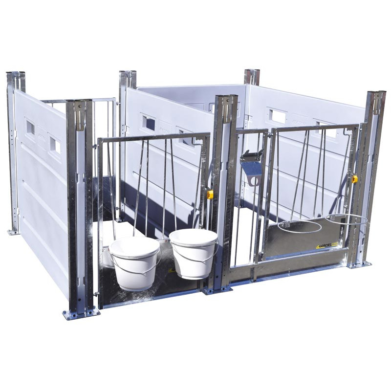 Case à veau HYGIENE PRO PM à cloisons PE amovibles