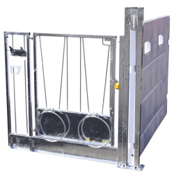 Extension de case à veau HYGIENE PRO GM à cloisons PE amovibles
