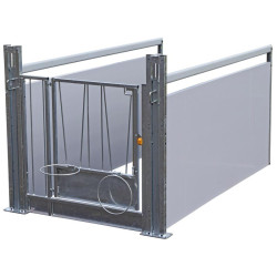 Case à veau STANDARD GM à cloisons PVC amovibles Long. 2,40 m
