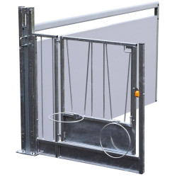 Extension pour case à veau STANDARD GM à cloisons PVC amovibles Long. 2,40 m
