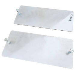 Obturateurs inox pour cloison PEHD