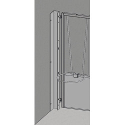 Fixation pour départ mural droite ou gauche pour façade et portillon arrière barreaudé Fixation pour départ mural droite ou gauche pour façade et portillon arrière barreaudé
