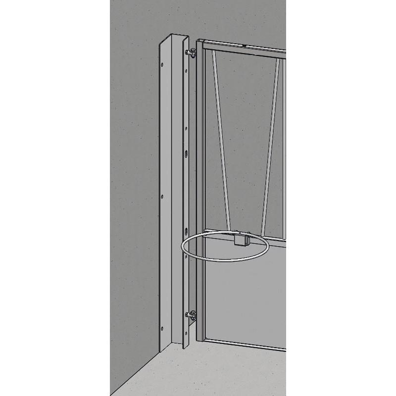 Fixation pour départ mural droite ou gauche pour façade et portillon arrière barreaudé Fixation pour départ mural droite ou gauche pour façade et portillon arrière barreaudé