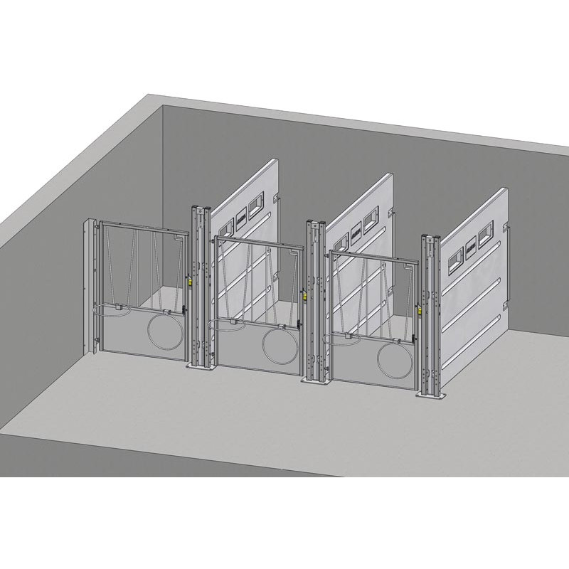 Fixation pour départ mural droite ou gauche pour façade et portillon arrière barreaudé Fixation pour départ mural droite ou gauche pour façade et portillon arrière barreaudé