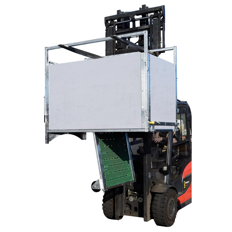 Box à veau roulant XL HYGIENE PRO - PEHD Box à veau roulant XL HYGIENE PRO - PEHD