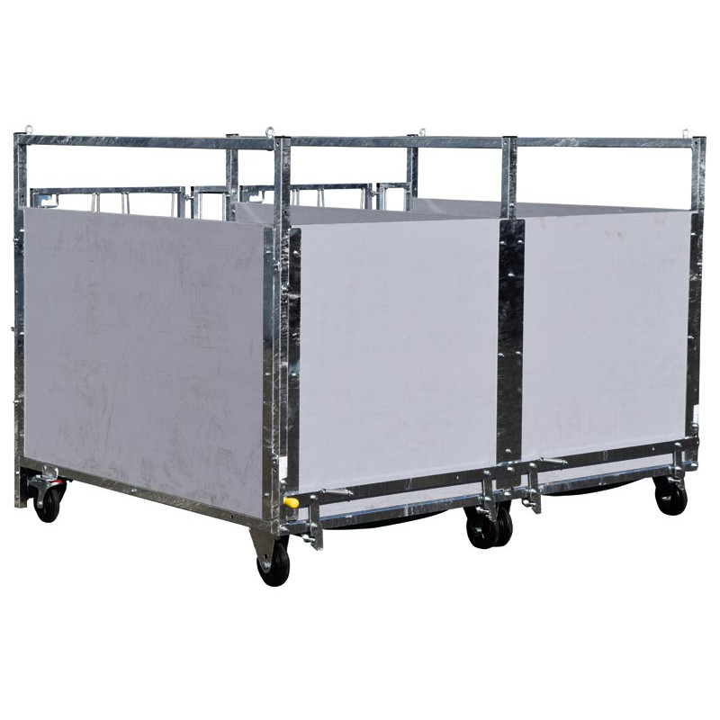 Box à veau roulant XL DUO STANDARD - PVC Box à veau roulant XL DUO STANDARD - PVC
