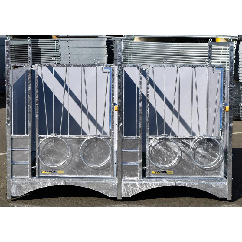 Box à veau roulant XL DUO STANDARD - PVC Box à veau roulant XL DUO STANDARD - PVC