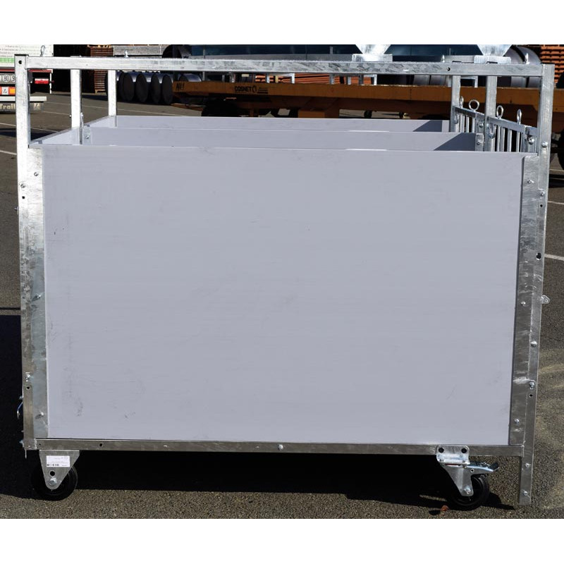 Box à veau roulant XL DUO STANDARD - PVC Box à veau roulant XL DUO STANDARD - PVC