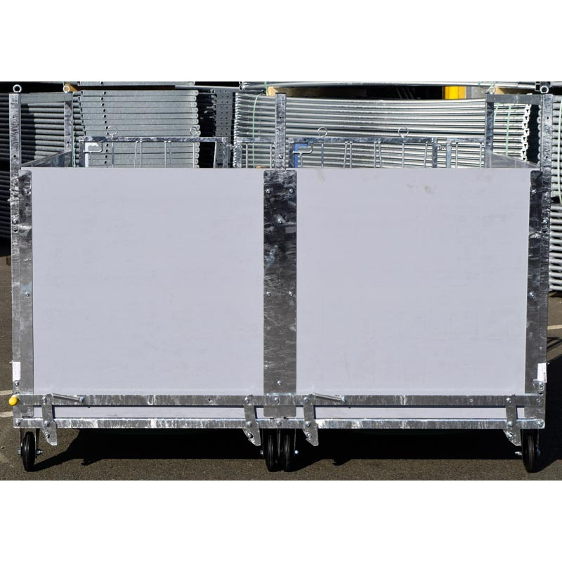 Box à veau roulant XL DUO STANDARD - PVC Box à veau roulant XL DUO STANDARD - PVC