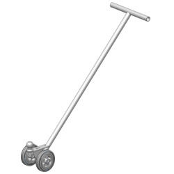 Chariot pivot 2 roues pour déplacement des boxes à veau roulant XL HYGIENE PRO et STANDARD