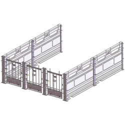 Cloison pour case à veaux Hygiène Plus