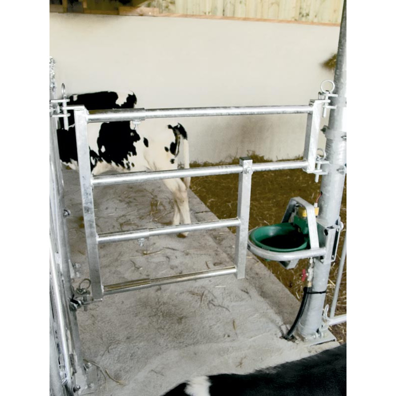 Portillon extensible avec passage d'abreuvoir - Long. 0,85 à 1,20 m