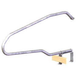 Support de fixation au sol droit pour bat-flanc de logette