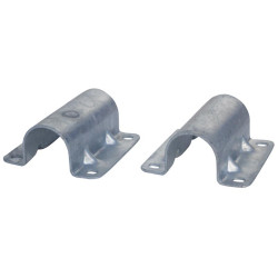 1/2 bride de fixation au sol pour bat-flancs autoportants