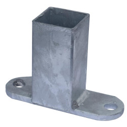 Embout de fixation en "T" pour poutres carré 60 mm Embout de fixation en "T" pour poutres carré 60 mm