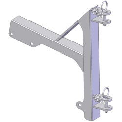 Support panneau extensibles 2 lisses pour bat-flancs "Pacifique/Bien-être/Monopied/Superconfort/Europe"