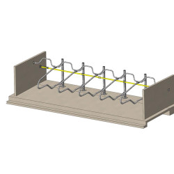 Sangle anti-avancement pour logette