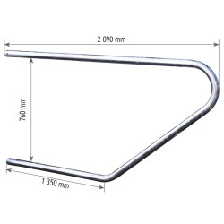 Bat-flanc de logette CONTINENTAL