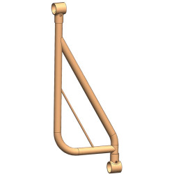 Embouts de départ ou de fin pour panneau alimentation oblique en kit