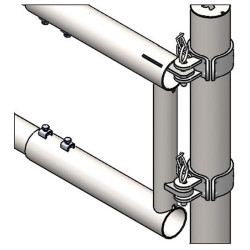 Panneau d'alimentation libre-service 2 lisses Ø 76 mm - 4 m Panneau d'alimentation libre-service 2 lisses Ø 76 mm - 4 m