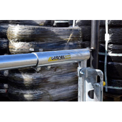 Panneau d'alimentation libre-service 3 lisses Ø 76 mm - 4 m à fermeture rapide