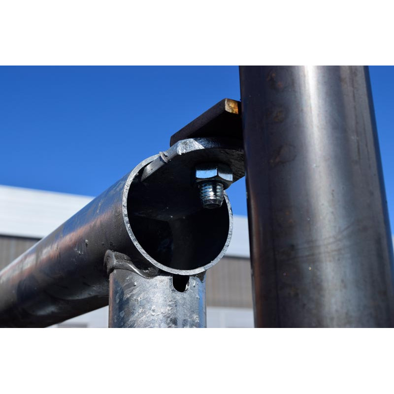 Panneau d'alimentation libre-service 3 lisses Ø 76 mm - 4 m à fermeture rapide