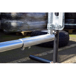 Panneau d'alimentation libre-service 3 lisses Ø 76 mm - 4 m à fermeture rapide