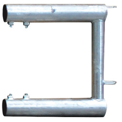 Embout pour panneau d'alimentation libre-service 2 lisses - Ø 76 mm