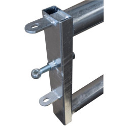 Panneau d'alimentation libre-service 2 lisses Ø 88 mm - 6 m