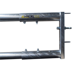 Panneau d'alimentation libre-service 2 lisses Ø 88 mm - 6 m