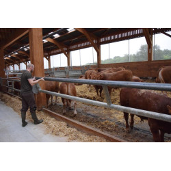 Panneau d'alimentation libre-service 2 lisses Ø 88 mm - 6 m