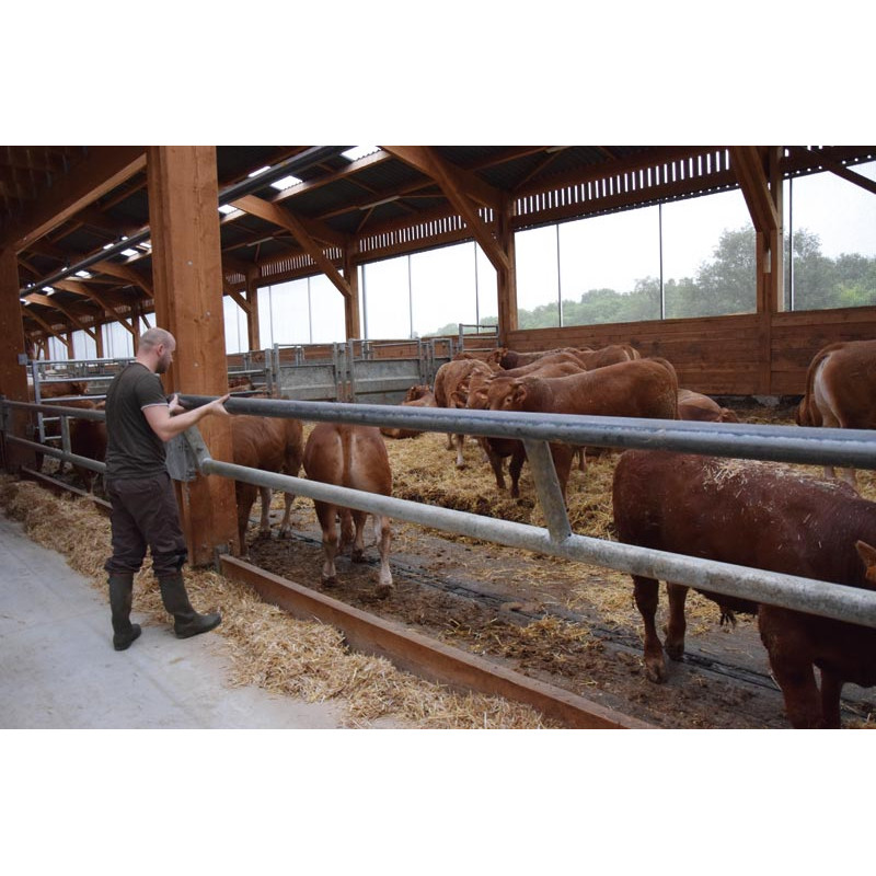 Panneau d'alimentation libre-service 2 lisses Ø 88 mm - 6 m