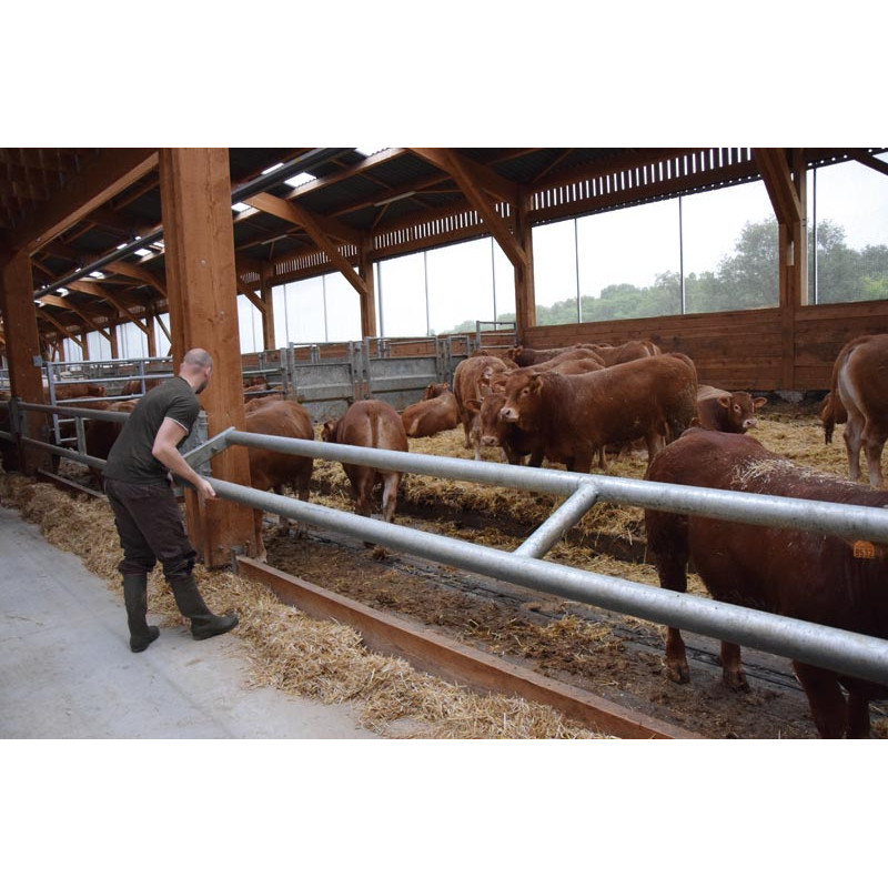 Panneau d'alimentation libre-service 2 lisses Ø 88 mm - 6 m